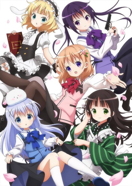 『ご注文はうさぎですか？シリーズ』のキービジュアル