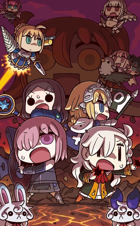『マンガで分かる！Fate/Grand Order』のキービジュアル